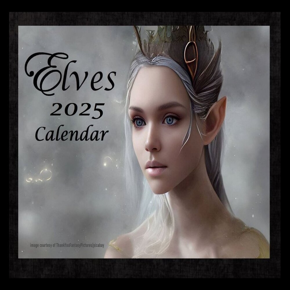 Elf Calendar 2025 Elves Calendar Elf Pictures Elves Décor Elf Gift for Elf Lover